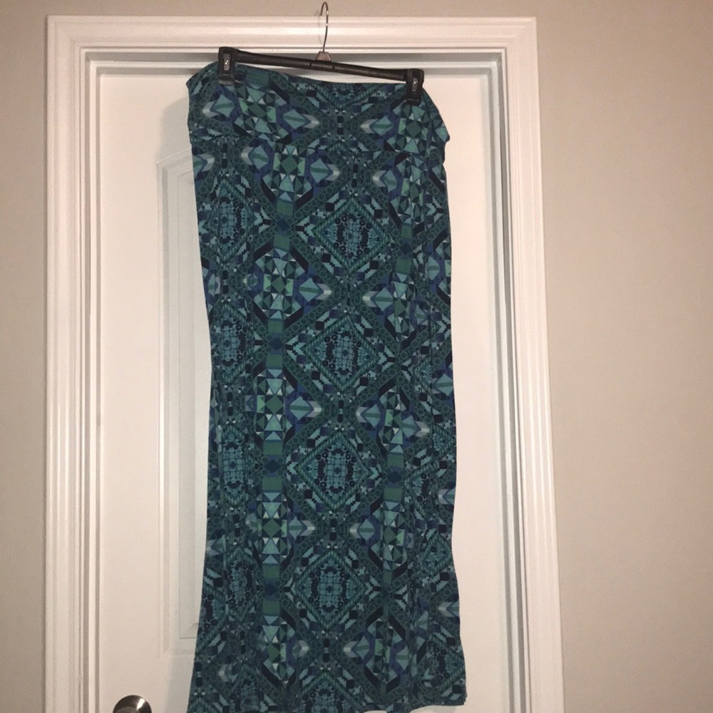 Printed Maxi Skirt XXL